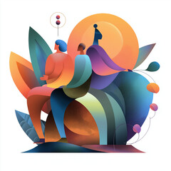 illustration of a sailing boat