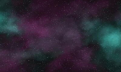 Mesmerizing Dreamscape of Crimson and Teal Abstract