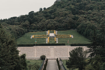 Polski Cmentarz Wojenny Monte Cassino z drona © Marcin
