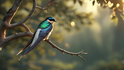 Obraz premium kingfisher on a branch