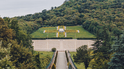 Polski Cmentarz Wojenny Monte Cassino z drona © Marcin