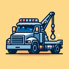 vector illustration of a truck