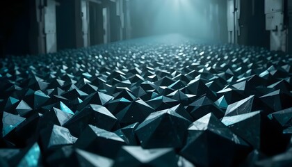 Fototapeta premium Crystal caverns endless expanse