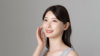 女性　ビューティー　スキンケア	
