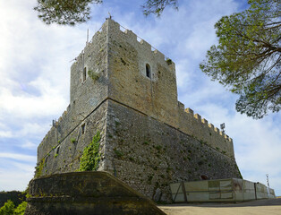 Castle Monforte in Campobasso, Italy