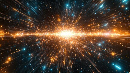 Abstract cosmic explosion