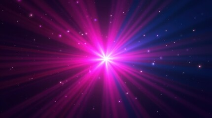 Naklejka premium Electric neon magenta to violet radial gradient background for futuristic posters gaming streams and digital interfaces