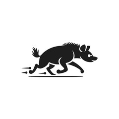 Running Hyena Predator Icon