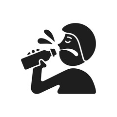 Person Drinking Bottle Icon