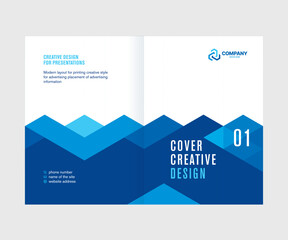 Cover design, creative layout of the magazine page, booklet, catalog, cover layout of the company s annual report