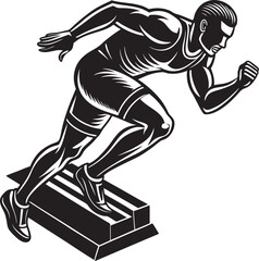 Black Sports Silhouette, Outdoor and Indoor Games Clipart
