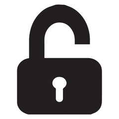 lock icon vector illustration