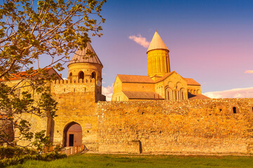 Orthodox Alaverdi Monastery in Kakhetia, Georgia