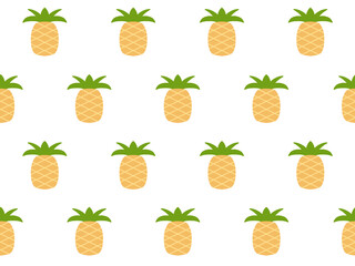 パイナップルのシームレスパターン　A-1