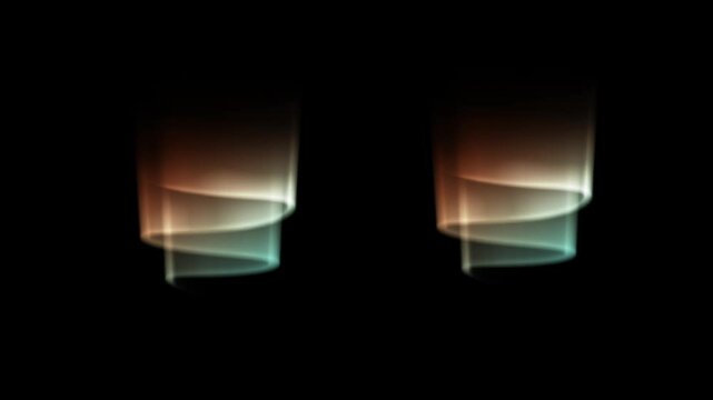 Abstract colorful animation video. 