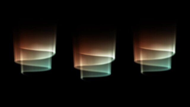 Abstract colorful animation video. 