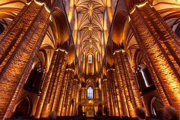 15th century gothic church St. Nicolai at Lüneburg, lower Saxony
