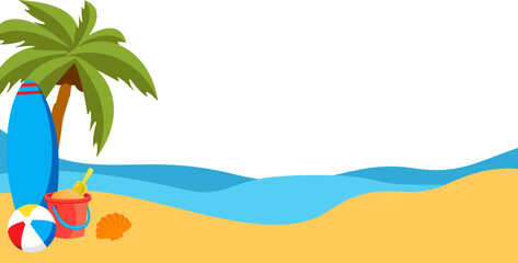 Summer Beach Footer 