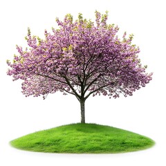Obraz premium tree with pink flowers