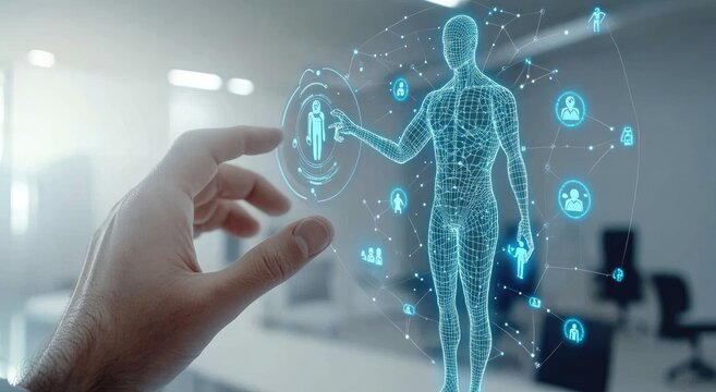 Interactive holographic medical visualization