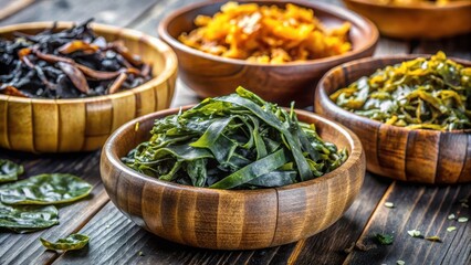 Fototapeta premium Asian seaweed varieties