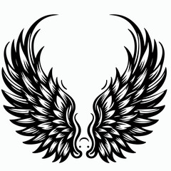 wings tattoo design