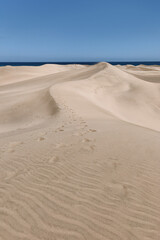 Desert Sand Dunes with Ocean View