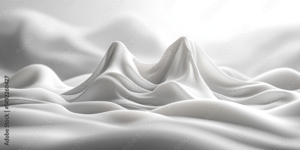 Poster soft seamless cloud wave monochromatic elegant minimalism texture abstract pattern background