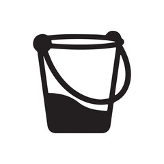 Bucket with Liquid Icon