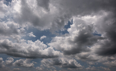 Dark sky with stormy clouds. Dramatic sky rain,Dark clouds before a thunder-storm,clouds before rain