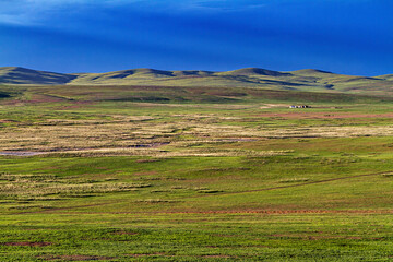 The endless landscape of Mongolia	