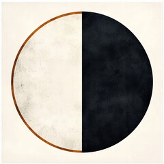 A top view clipart of a black & white ny cookie with shiny glazing, representing classic American dessert sweet baked goods, available as a transparent background png of a black and white cookie