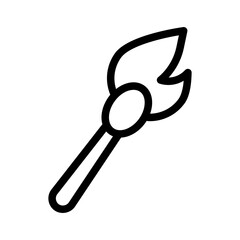 fire starter line icon