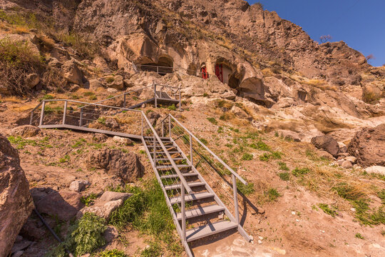 Vardzia cave monastery and city in rock, Georgia