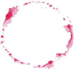 splashes of pink watercolor paint