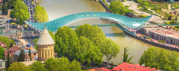 Tbilisi, Georgia, Bridge of Peace © Nataliya