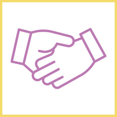 handshake icon design