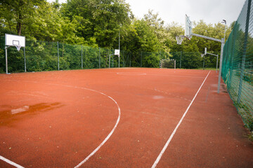 Fototapeta premium Playground for games and entertainment, sports and recreation. 