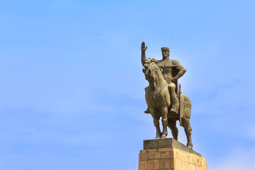 Tbilisi, Georgia statue of King Vakhtang Gorgasali