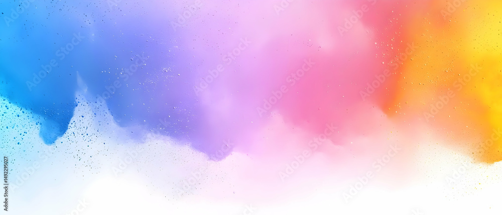 Poster abstract colorful gradient background with glitter