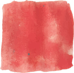 red watercolor paint texture copy space
