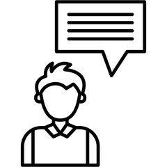 Obraz premium User Comments Icon