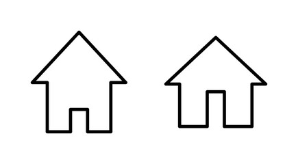 House icon vector. Home sign and symbol