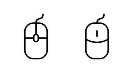 Mouse icon vector. click sign and symbol. pointer icon vector.