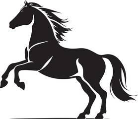 Running Horse Silhouette Bundle