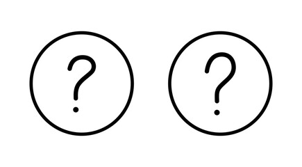 Question icon vector. question mark sign and symbol
