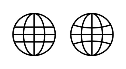 Web icon vector. go to web sign and symbol. web click icon. Global search icon