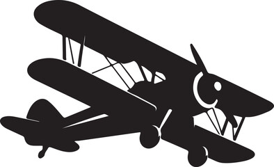 A silhouette illustration of a vector art