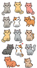 Purrfectly Adorable Kitten Crew AI Generated