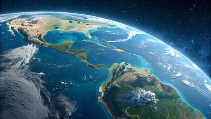 earth in space